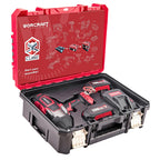 Li-ion bezsuku bezvadu triecienatslēga 3/4'' 1800 Nm WORCRAFT 20 V komplekts XCUBE kastē