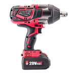 Li-ion bezsuku bezvadu triecienatslēga 3/4'' 1800 Nm WORCRAFT 20 V komplekts XCUBE kastē