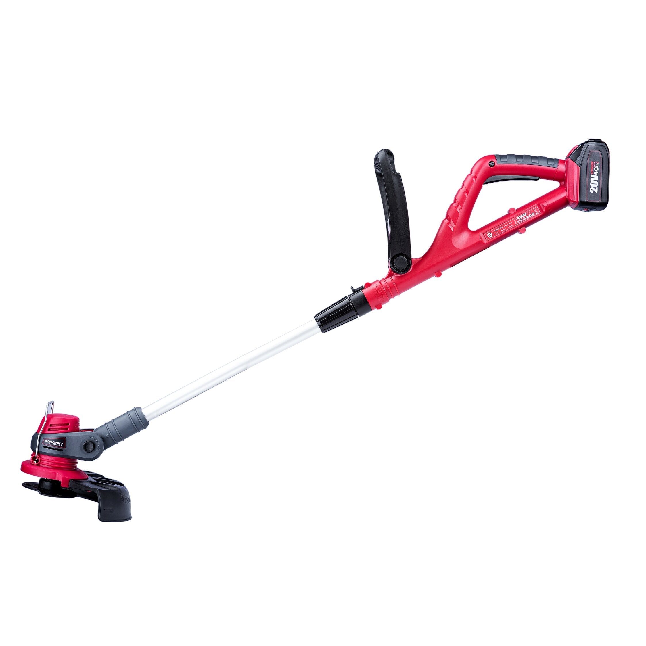 Li-ion bezvadu zāles trimmeris ar piederumiem WORCRAFT 20V