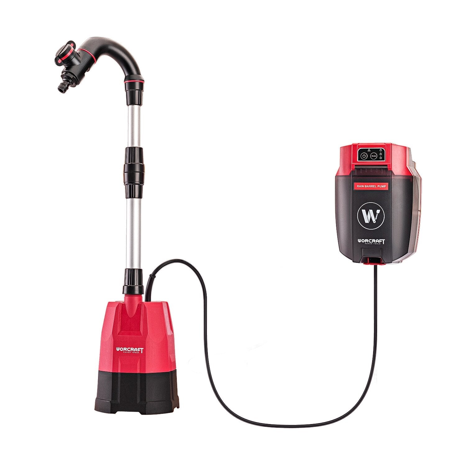 LI-ON bezvadu ūdens sūknis WORCRAFT 20V