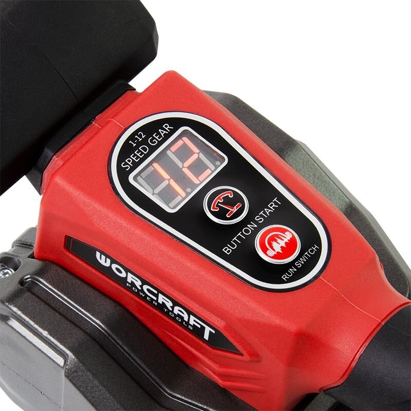Li-ion bezvadu putekļu sūcējs ar vibrācijas izlīdzināšanas funkciju flīzēm WORCRAFT 20V 2,0Ah plastmasas kastē
