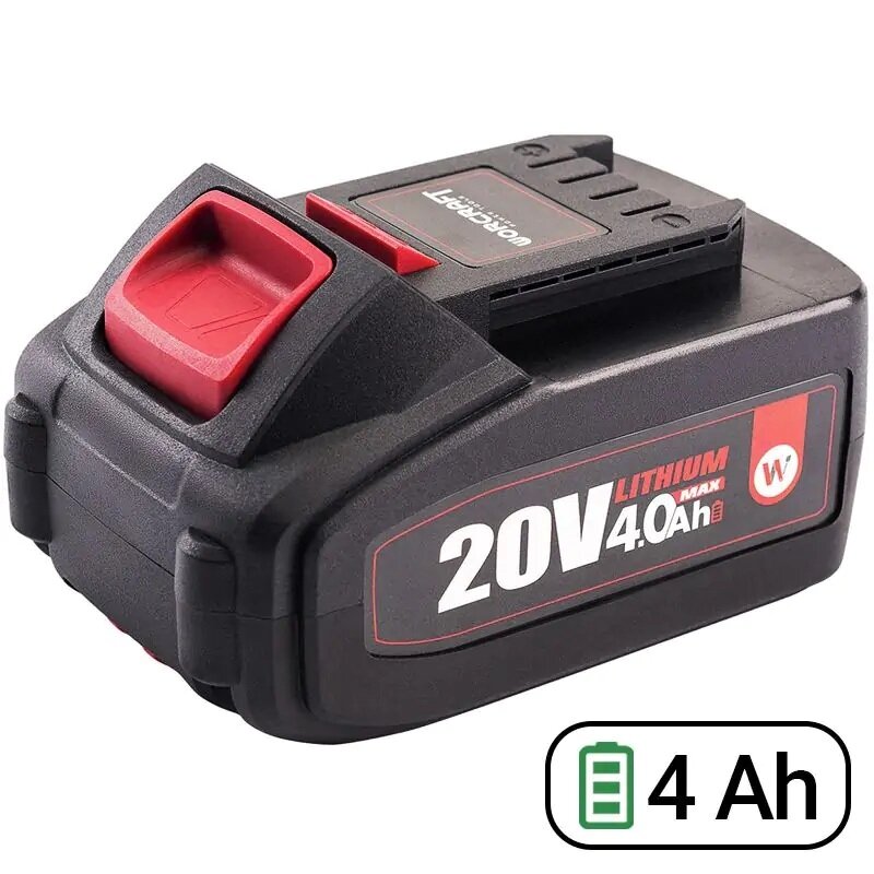 Akumulators akumulatora instrumentiem WORCRAFT 20V 4.0Ah LI-ION