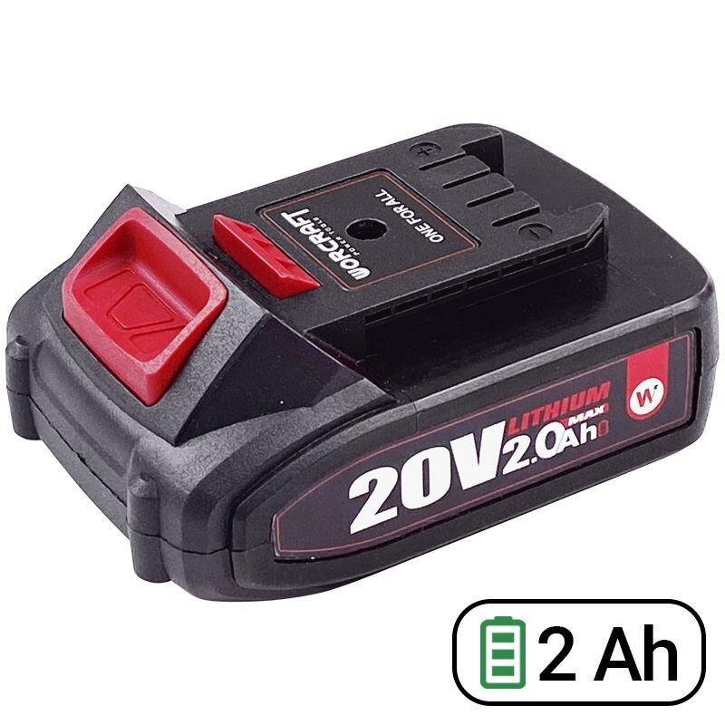 Akumulators akumulatora instrumentiem WORCRAFT 20V 2.0Ah LI-ION