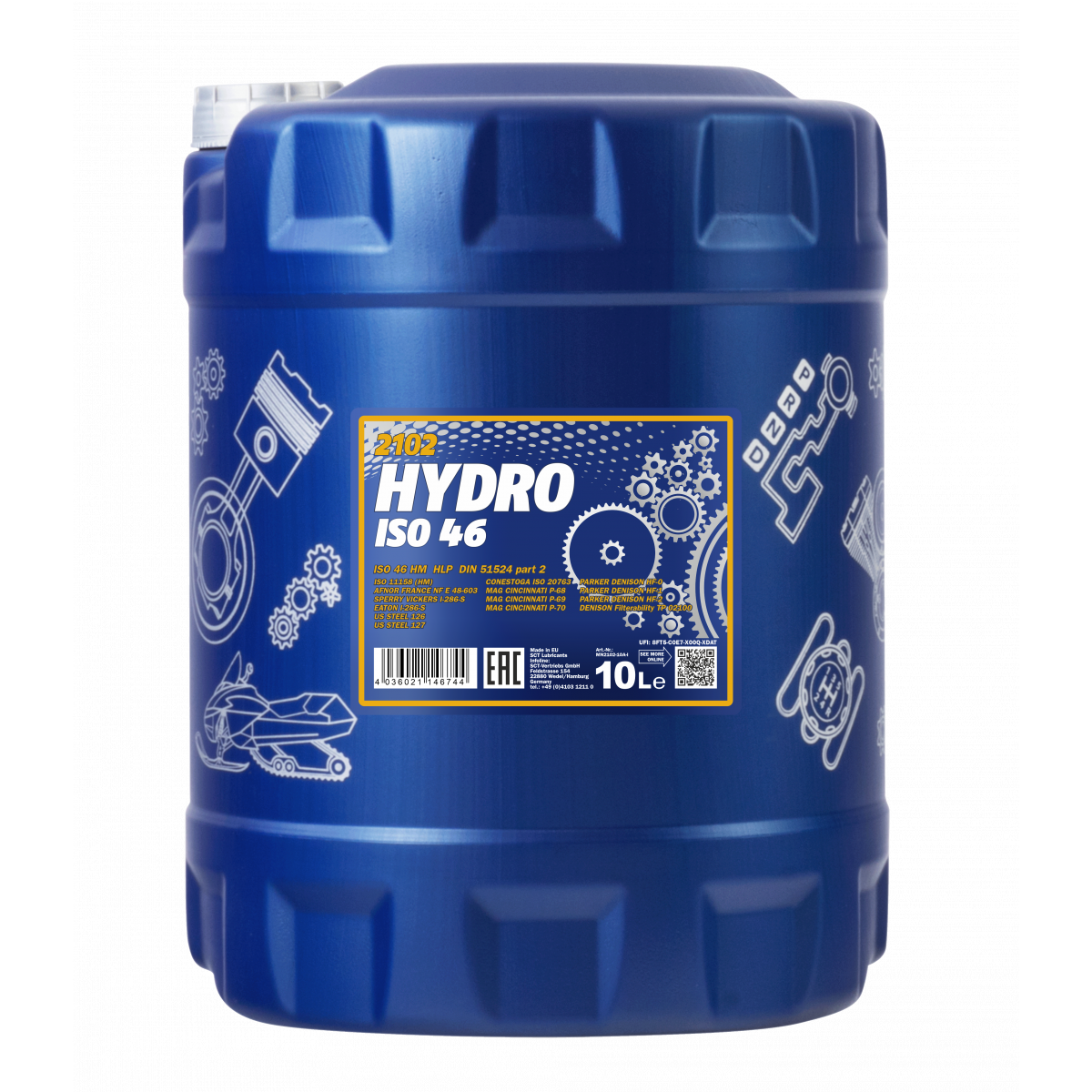 MANNOL Hidrauliskā eļļa ISO 46 10l