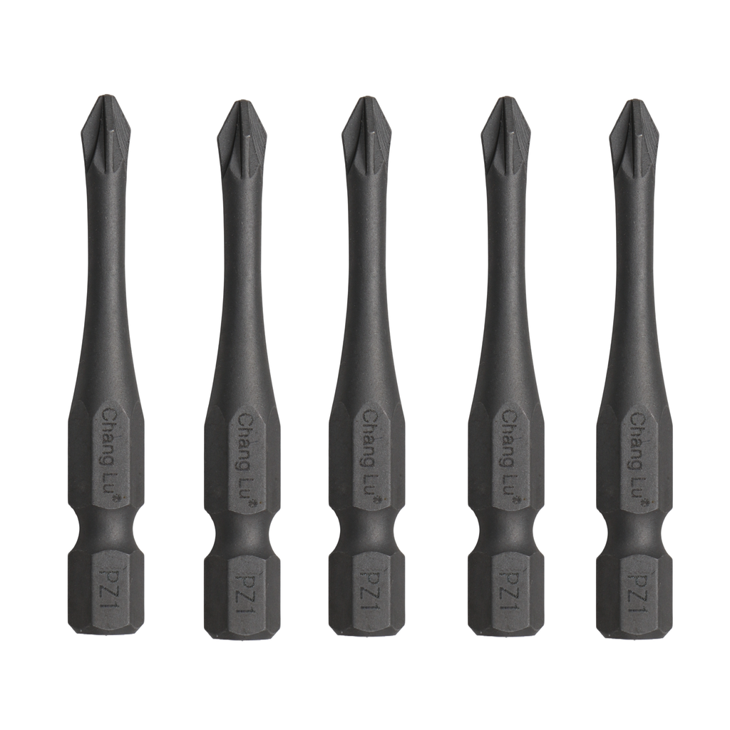 1/4 collas (6,3 mm) Dr. POZIDRIV trieciena uzgalis, 5 gab.