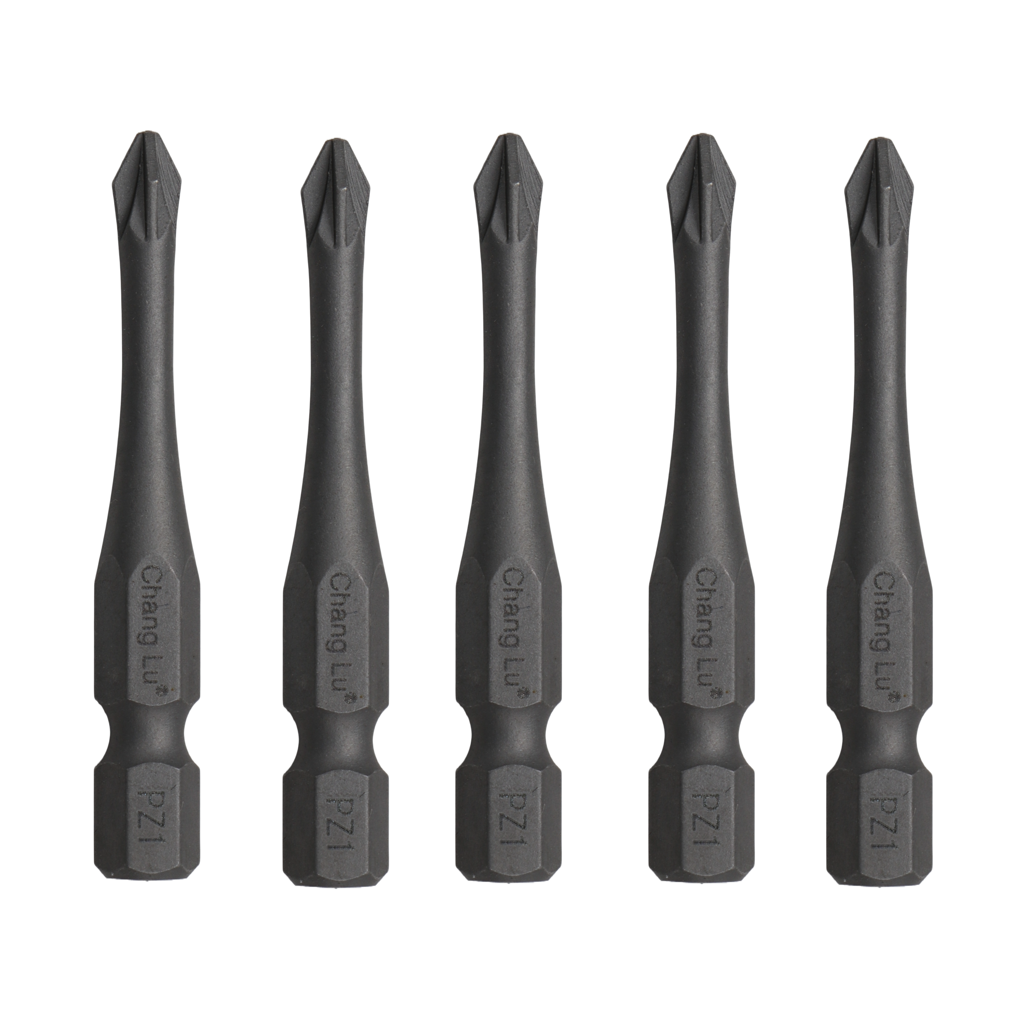 1/4 collas (6,3 mm) Dr. POZIDRIV trieciena uzgalis, 5 gab.