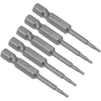 1/4 collas (6,3 mm) Dr. TORX trieciena uzgalis, 5 gab.
