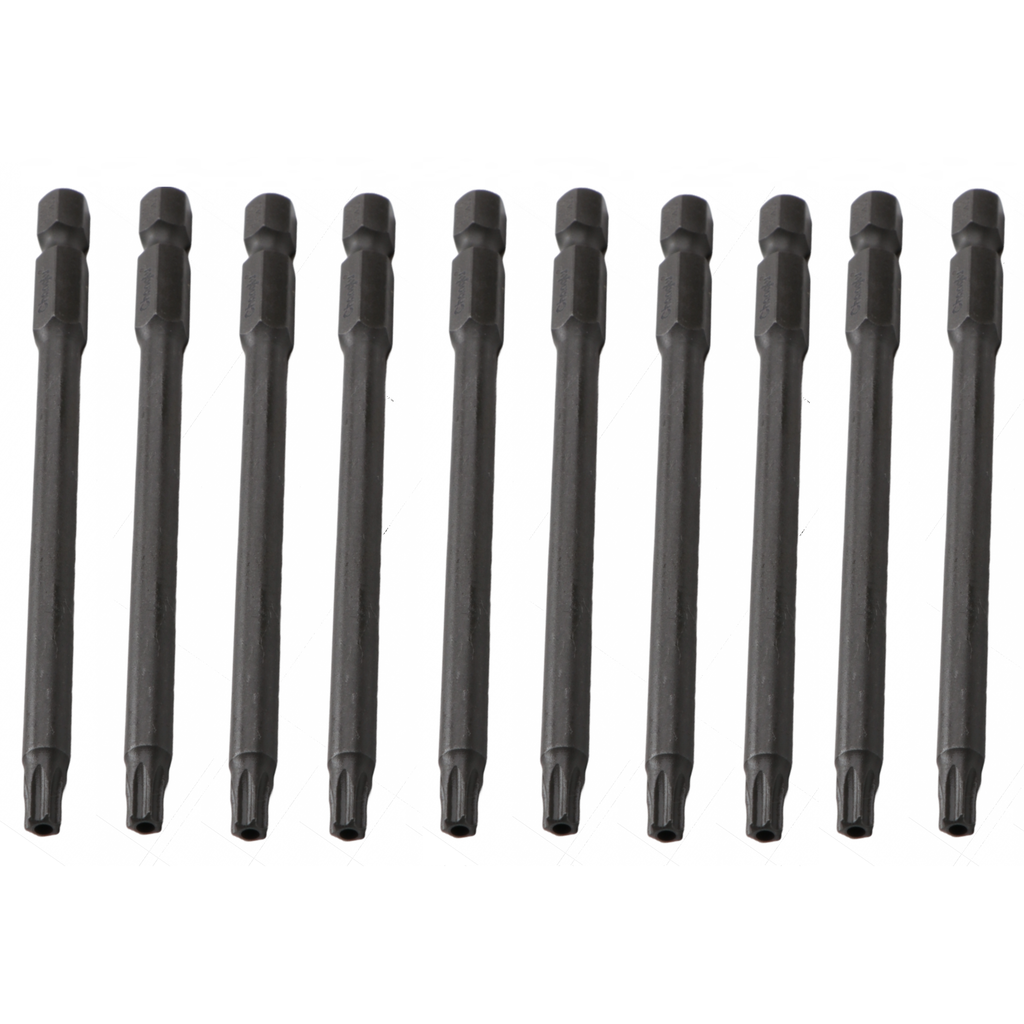 1/4 collas (6,3 mm) Dr TORX-S trieciena uzgalis, 10 gab.