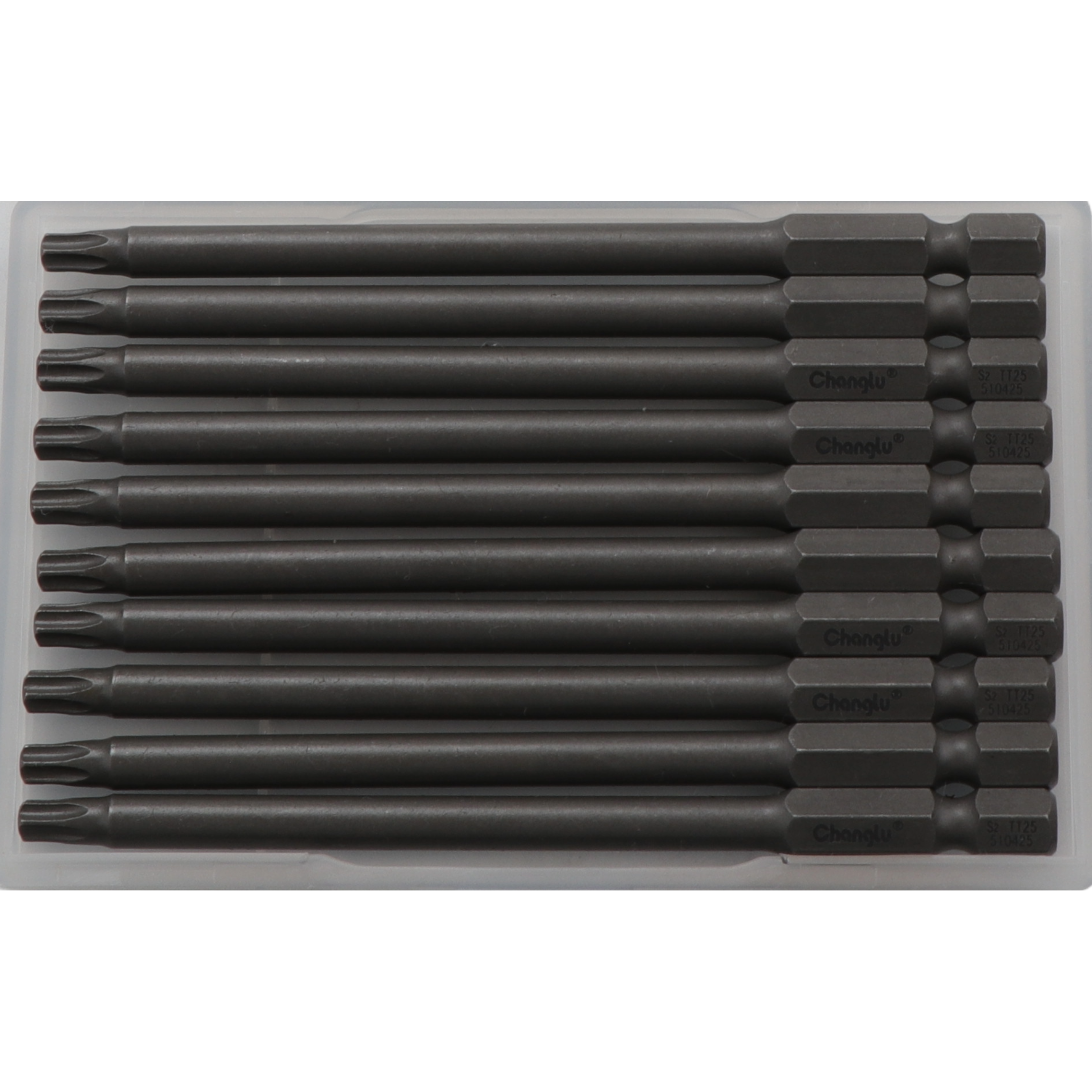 1/4 collas (6,3 mm) Dr TORX-S trieciena uzgalis, 10 gab.