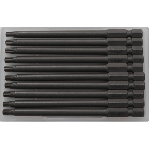 1/4 collas (6,3 mm) Dr TORX-S trieciena uzgalis, 10 gab.