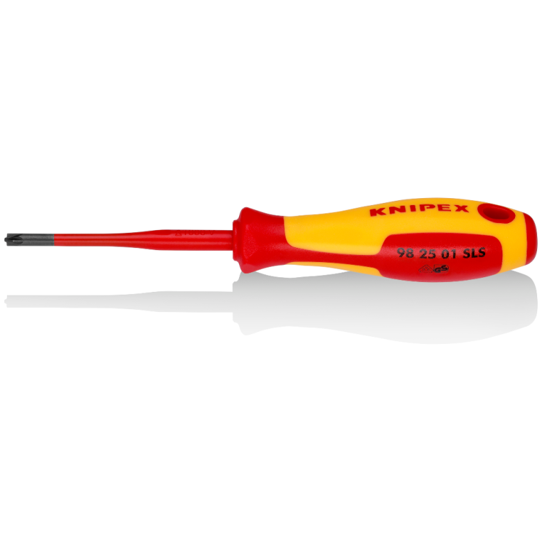 Skrūvgriezis KNIPEX VDE (Slim) Plus/Mīnus raksts PZ/S1x187mm