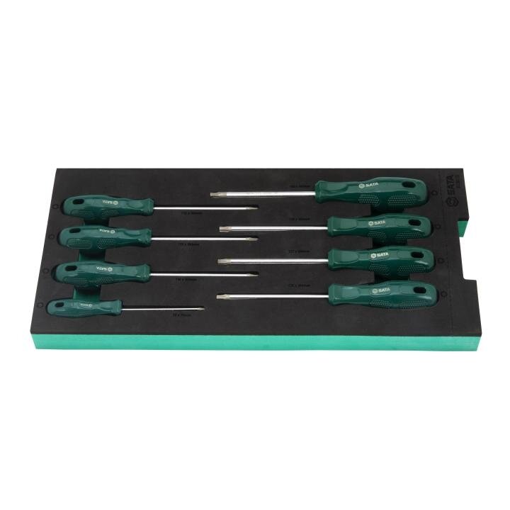 Paplāte. Skrūvgriežu komplekts 8 gab. (Torx)
