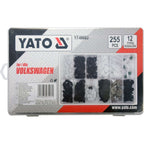 Plastmasas spiedpogu asortiments (255 gab.) VW
