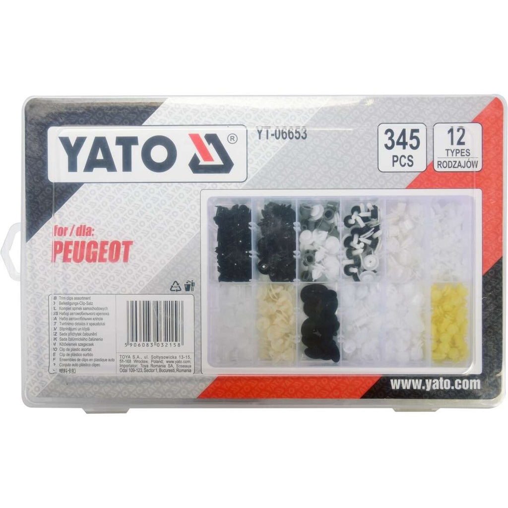 Plastmasas spiedpogu asorti (345 gab.) Peugeot