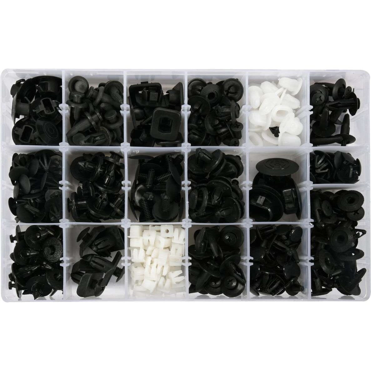 Plastmasas spiedpogas komplekts (408 gab.) Nissan
