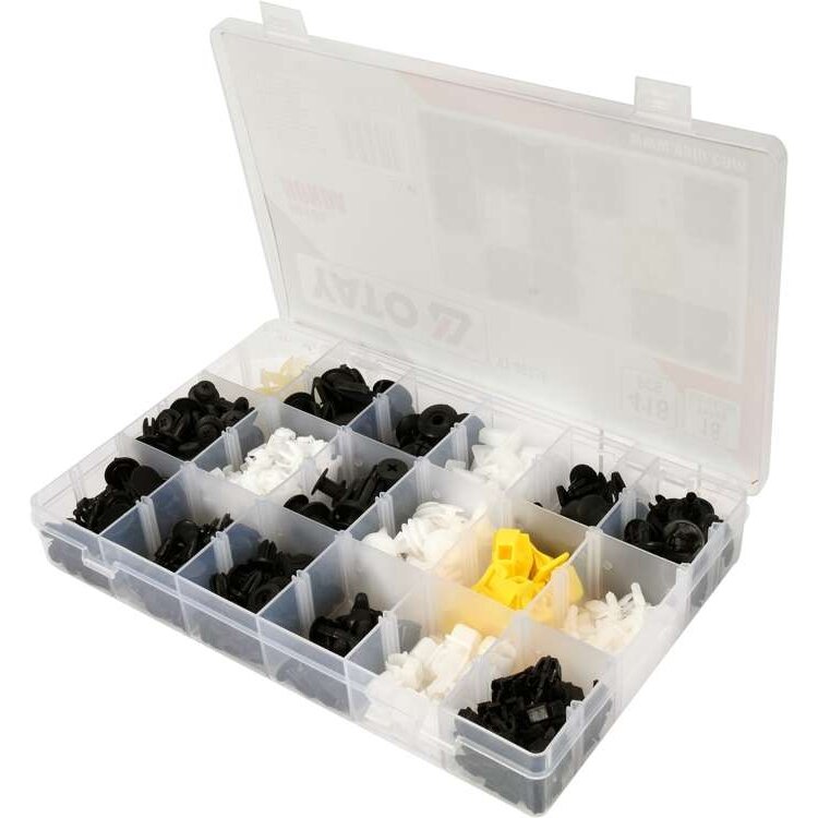 Plastmasas spiedpogu komplekts (418 gab.) Honda