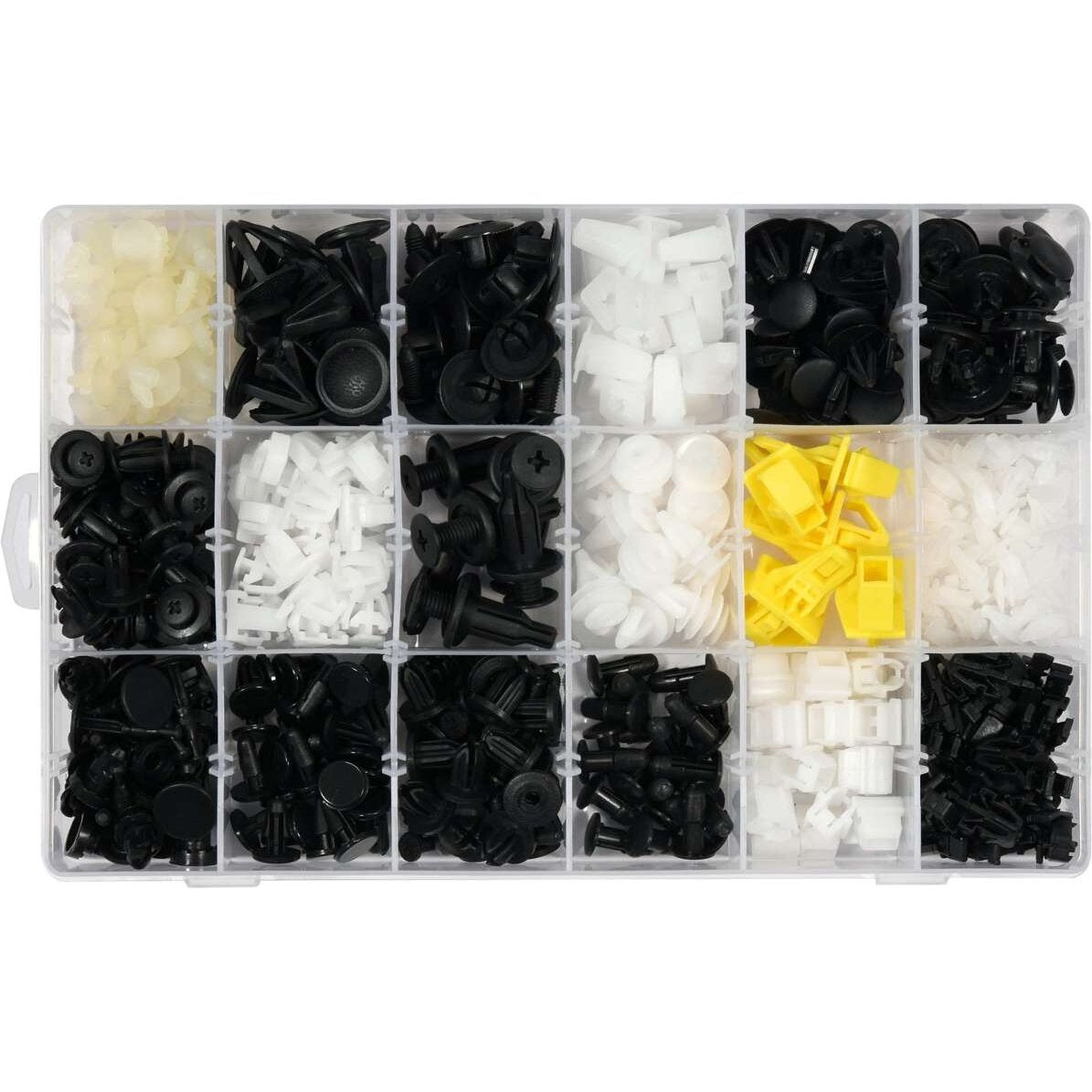 Plastmasas spiedpogu komplekts (418 gab.) Honda