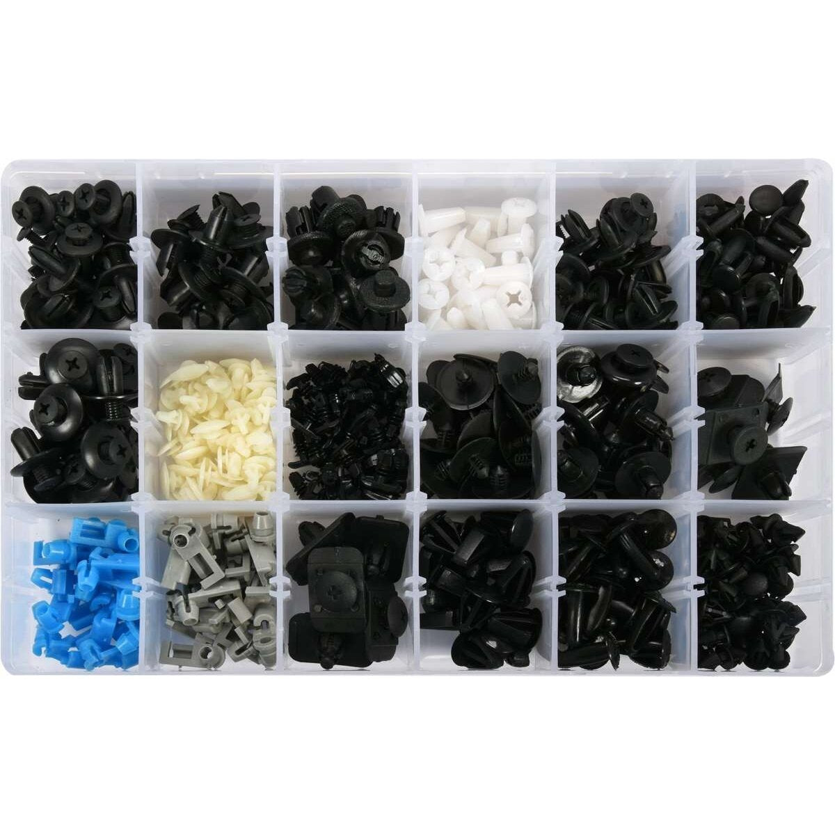 Plastmasas spiedpogu asorti (475 gab.) Mazda
