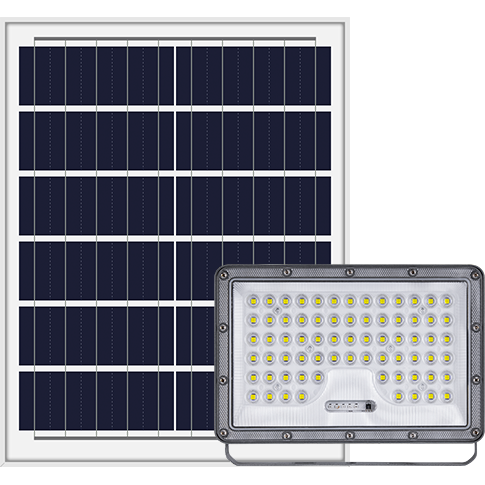 Saules enerģijas sienas lampa ar kustības/dienasgaismas sensoru, 200 W, 6500 K