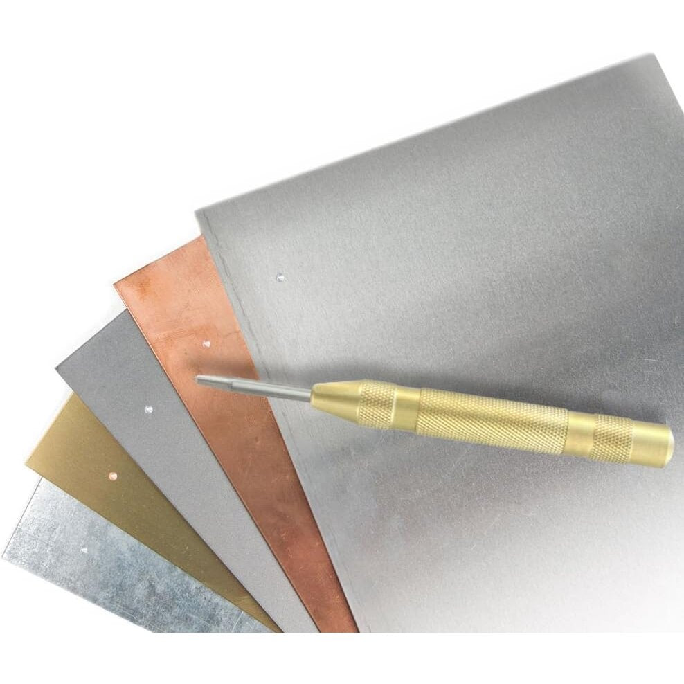 Regulējams centra caurumotājs 3x125mm ar metāla rokturi