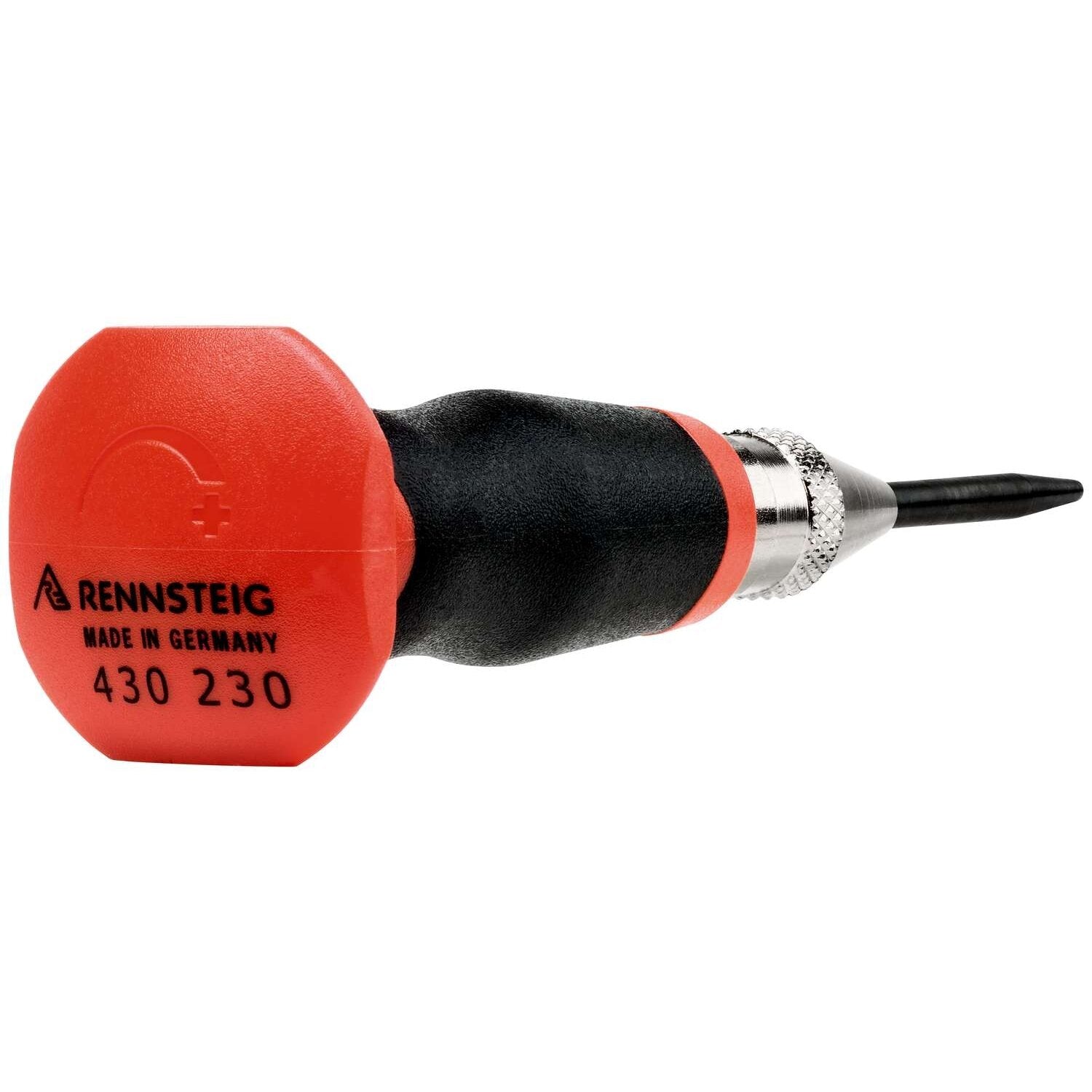 Regulējams centra caurumsinis 4x125mm ar plastmasas rokturi 130N RENNSTEIG