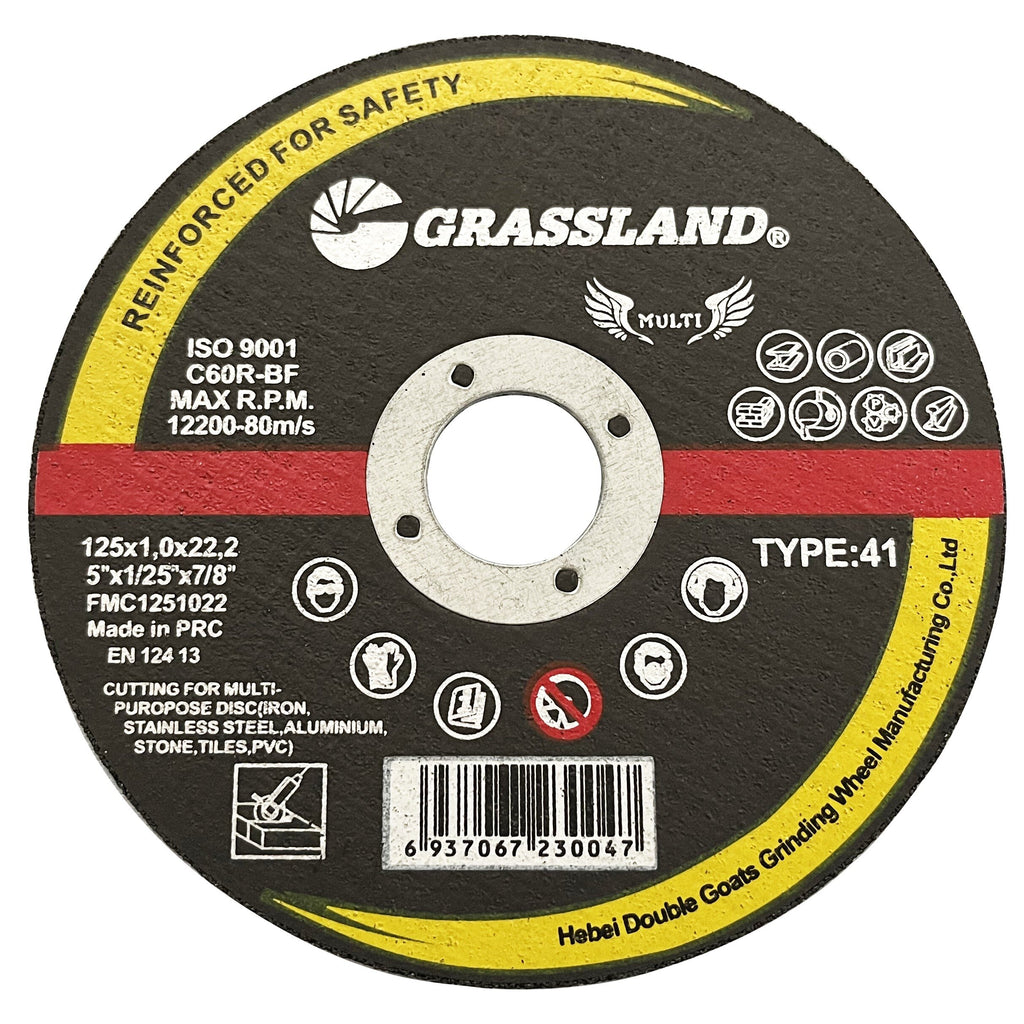 Griešanas disks 125x1.0x22.2. Daudzfunkcionāls 41. tips