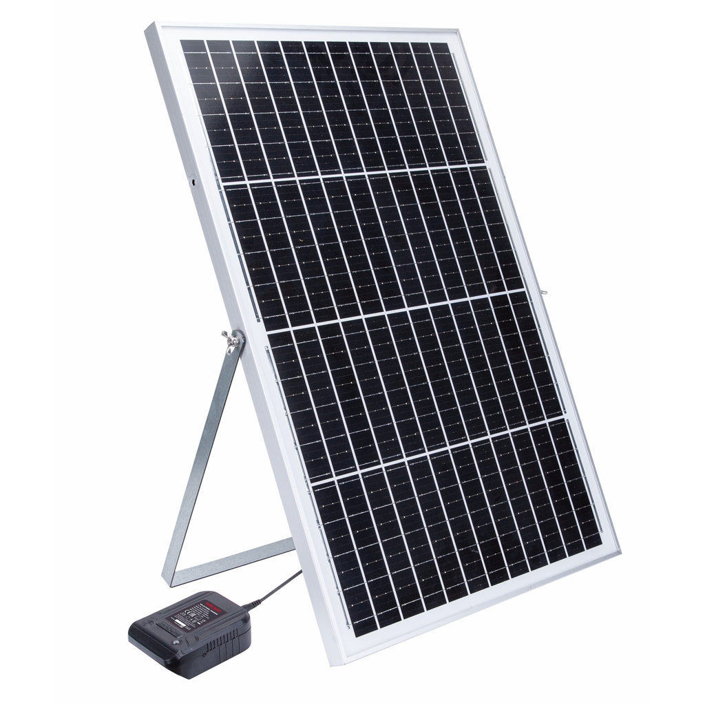 Daudzfunkcionāls saules bateriju lādētājs WORCRAFT baterijām, 50 W