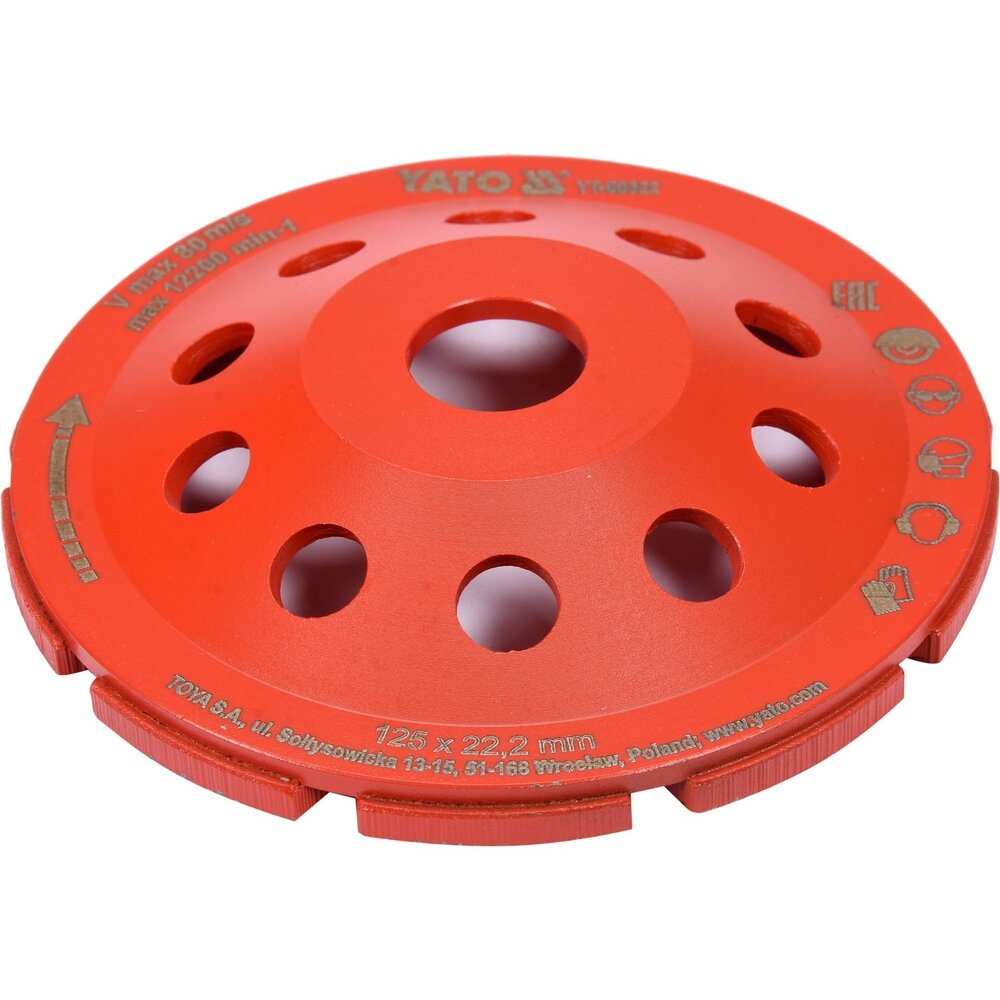 Dimanta slīpēšanas disks 125x22,2 mm M14