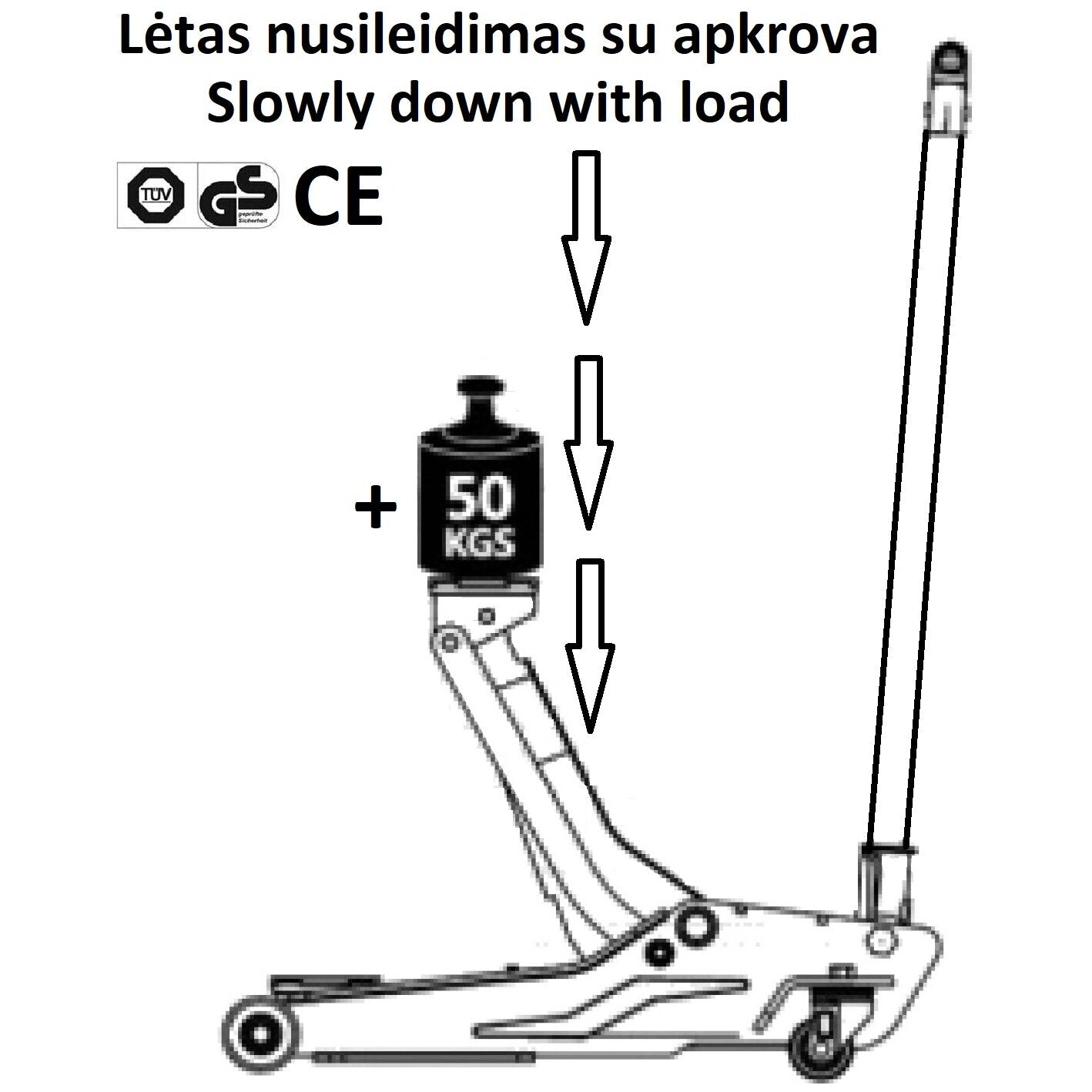 Garāžas domkrats 3t