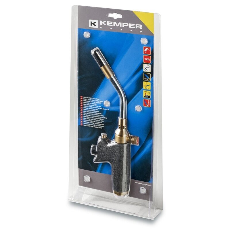 Gāzes lodlampa KEMPER TURBO FLAME 2400°C 7/16