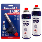 Gāzes lodlampa Specialist+ pjezo 1300°C ar butāna gāzi 2x227g