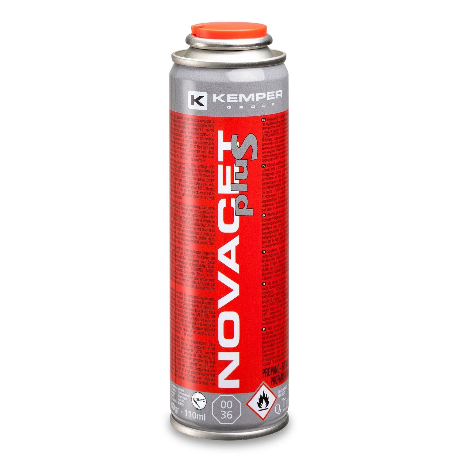 Propāna/butāna/propilēna gāze KEMPER NOVACET ANTIFLARE 60g