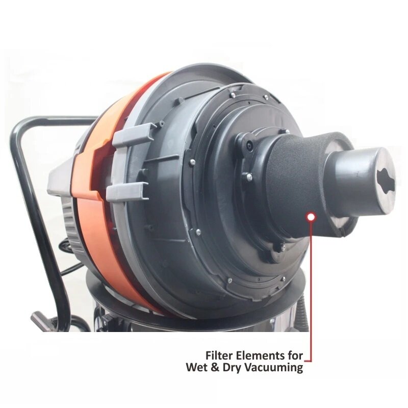 Sausais un slapjais putekļsūcējs WORCRAFT 80 l, 3000 W