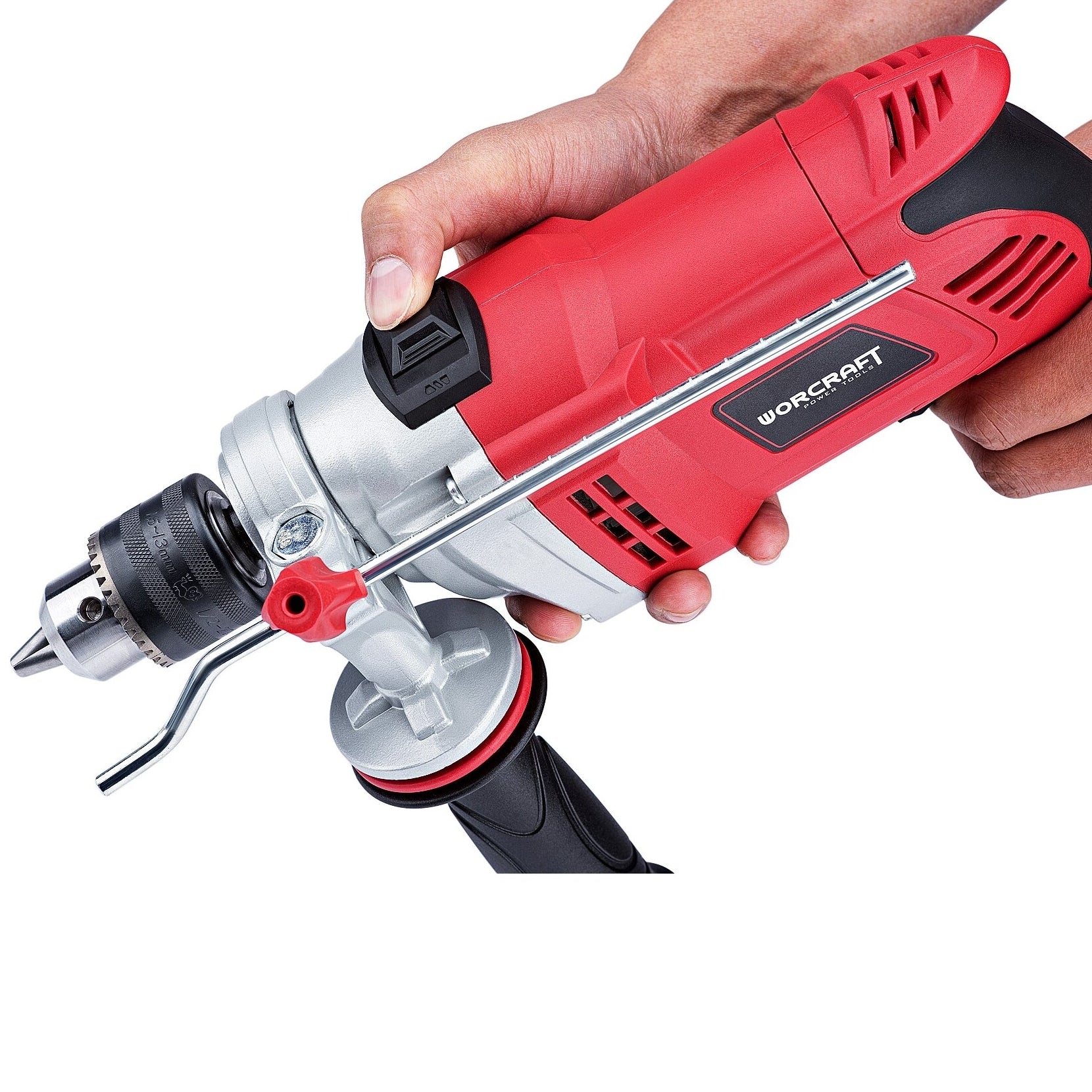 WORCRAFT triecienurbjmašīna ar sitienu funkciju, 1,5–13 mm, 900 W