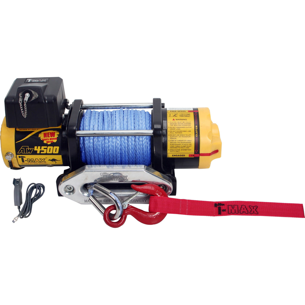 Elektriskā vinča 12V 4500LBS/2040KG (Sintētiskā virve)