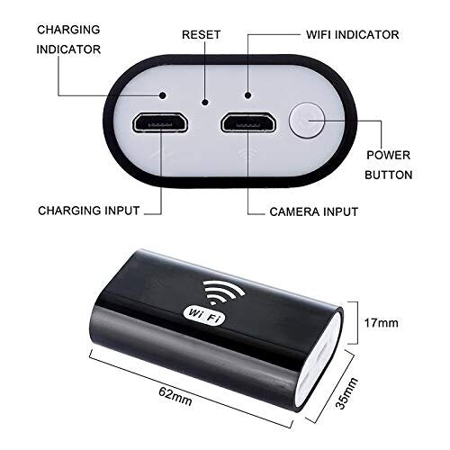Wi-Fi endoskops, Ø 8 mm, 5 m