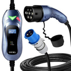 Mobilais elektroautomobiļu lādētājs 3,6 kW 16A EVFUEL 2. tips