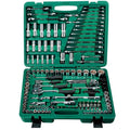 1/4"+3/8"+1/2" uzgriežņu atslēgu komplekts, 150 gab.