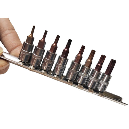 1/4 collu TORX uzgaļu komplekts 8 gab. T-8-T-40