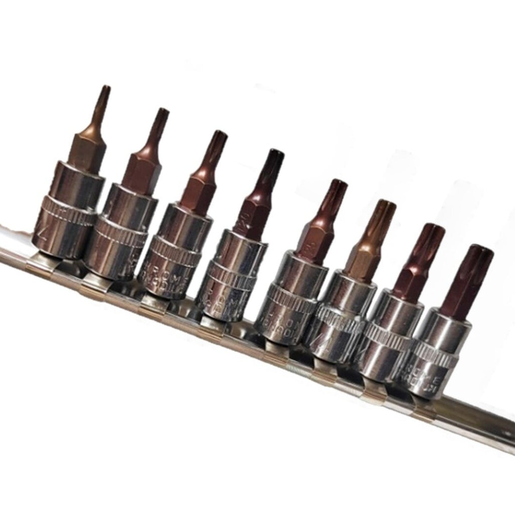 1/4 collu TORX uzgaļu komplekts 8 gab. T-8-T-40