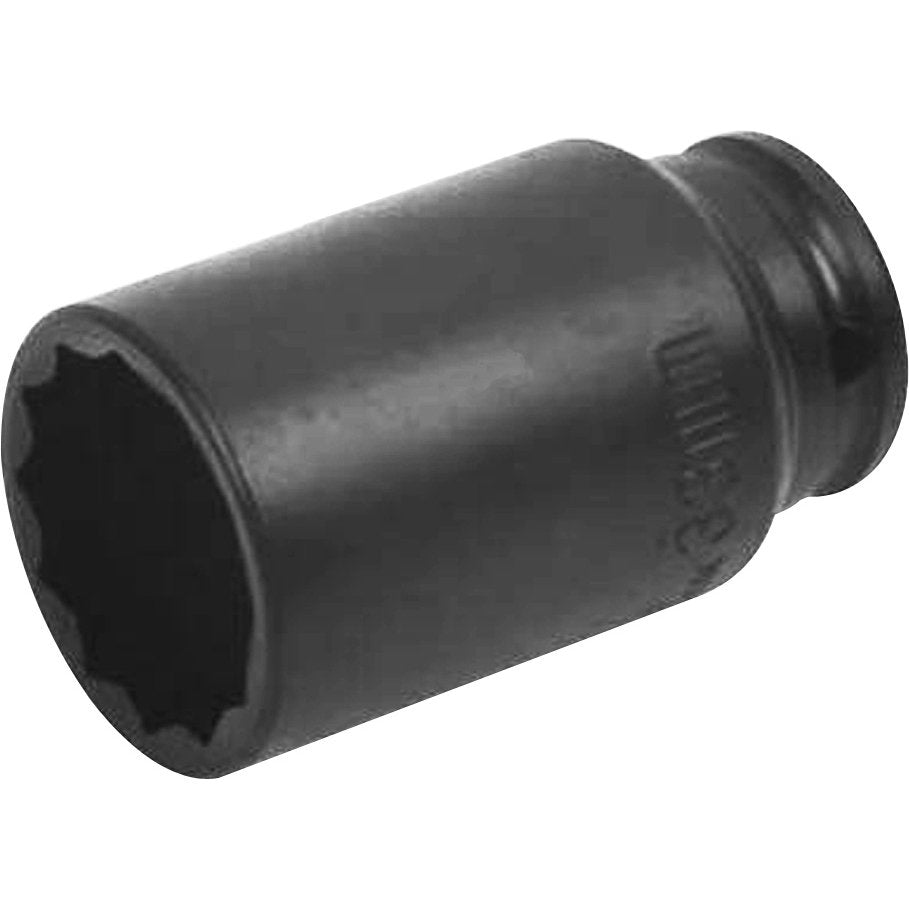 1/2" dziļa triecienuzgalis 36 mm (12 punktu)