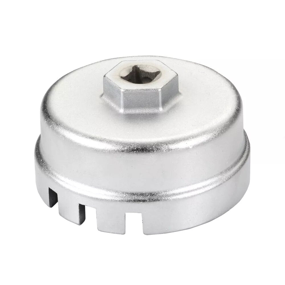 Eļļas filtrs, 3/8" iekšējais vītnes diametrs, uzgrieznis 64,5 mm, 14 rievām, 6 tapām