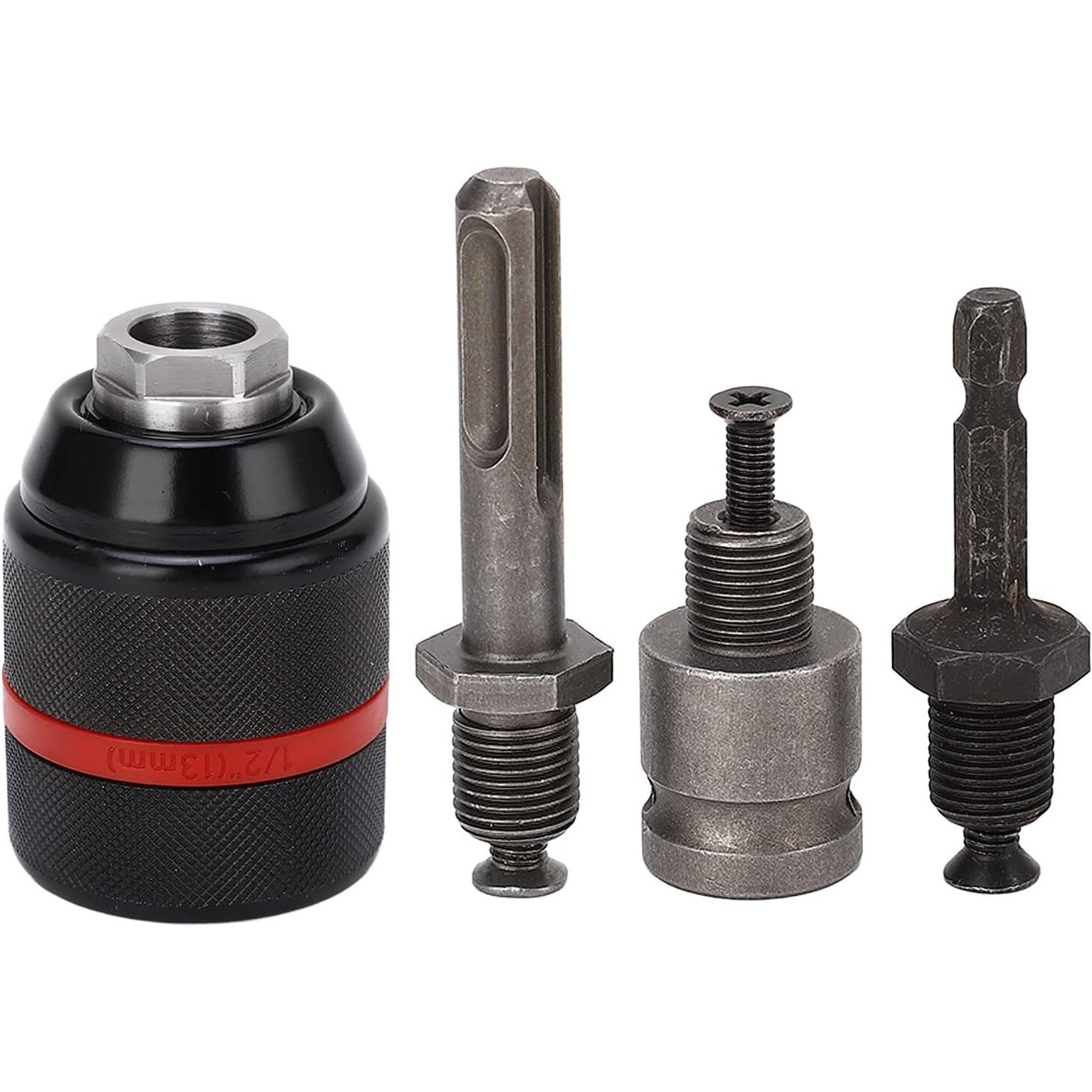 Urbšanas patrona 1/2'' Ø2-13mm ar adapteriem 4 gab.