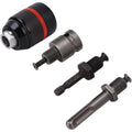 Urbšanas patrona 1/2'' Ø2-13mm ar adapteriem 4 gab.