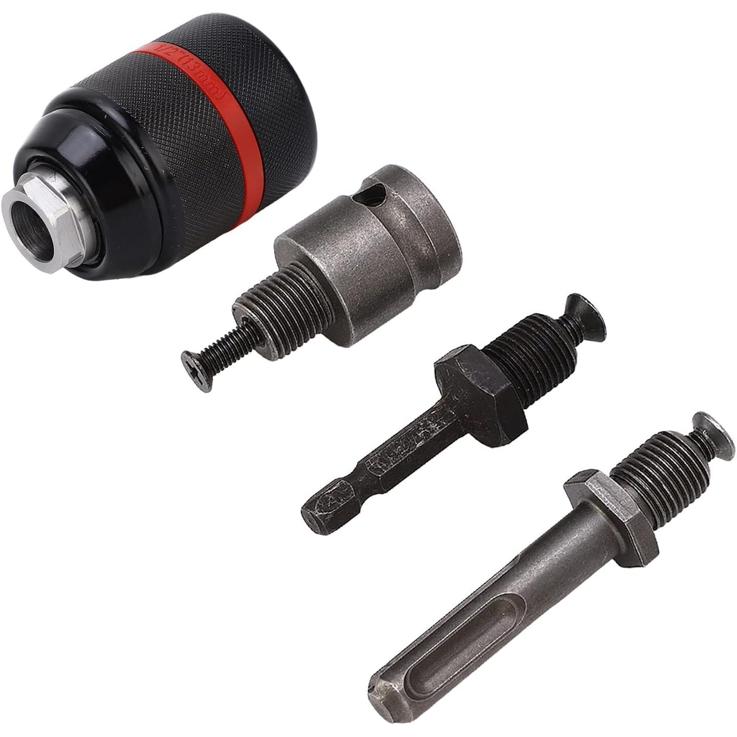 Urbšanas patrona 1/2'' Ø2-13mm ar adapteriem 4 gab.