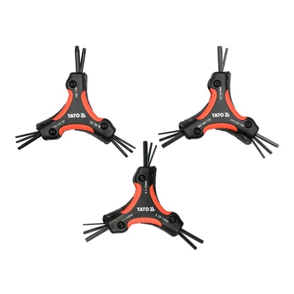 Atslēgu komplekts HEX, INCH, TORX, 26 gab.