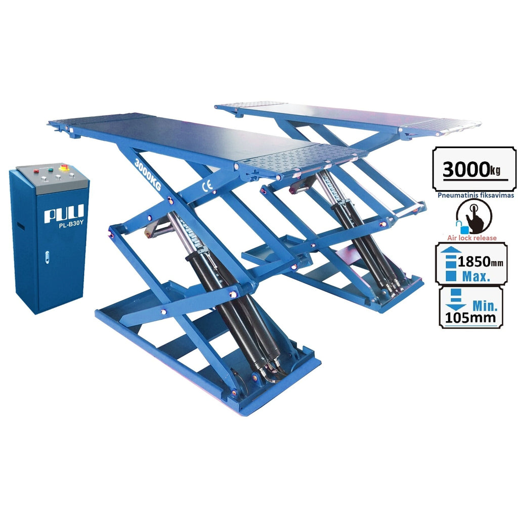 Šķērveida hidrauliskais pacēlājs, 3t, 380V