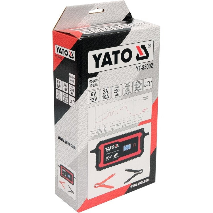 Elektroniskais akumulatora lādētājs 6/12V 2/10A 200Ah
