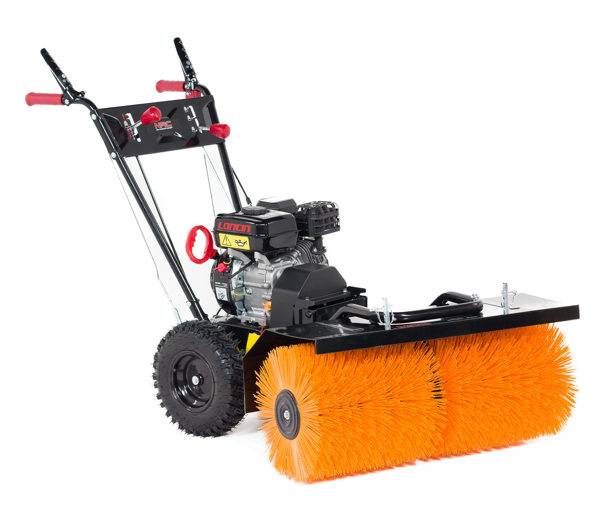 Sniega tīrītājs 196 cm³, Loncin H200 ziemas dzinējs 4,1 kW, 5/2 pārnesumi, platums 80 cm. Lāpsta un kārba piemērota standarta sniega tīrītājam, kā arī modelim SWP80