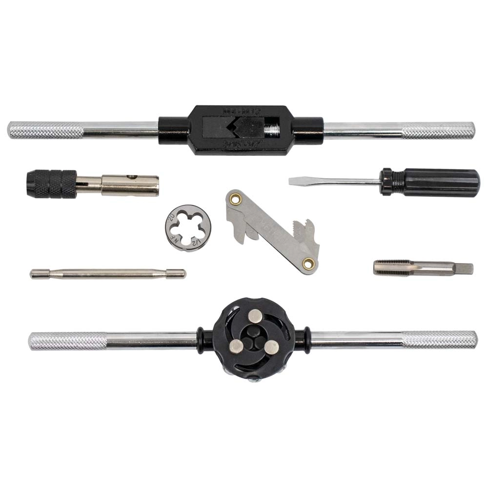 Vītņurbju un vītņgriežu komplekts 60 gab. M3-M12 50793